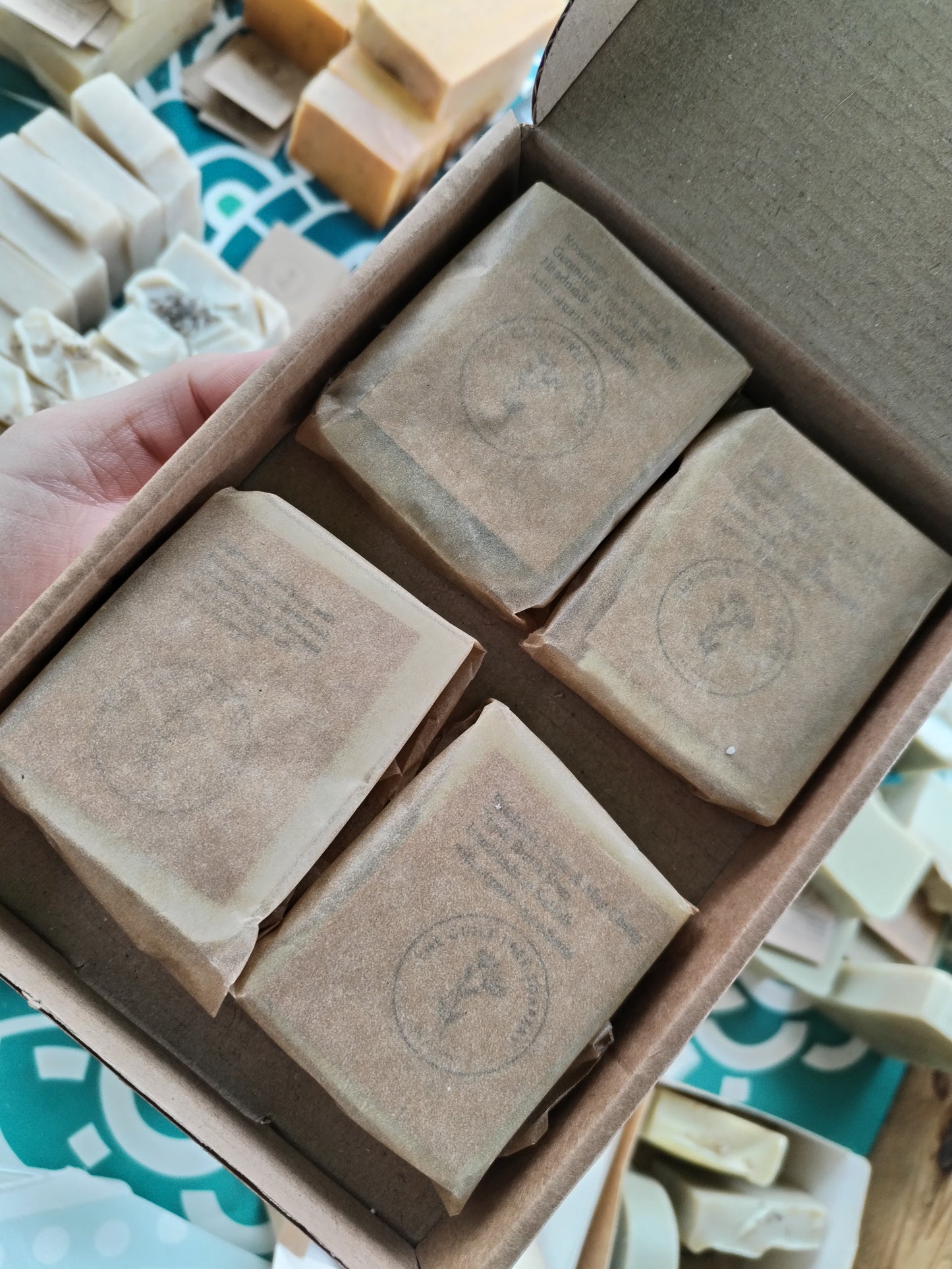 4 surprise samples of soap. Suprise gift. Letterbox gift. Soap minis. 30g+ x4