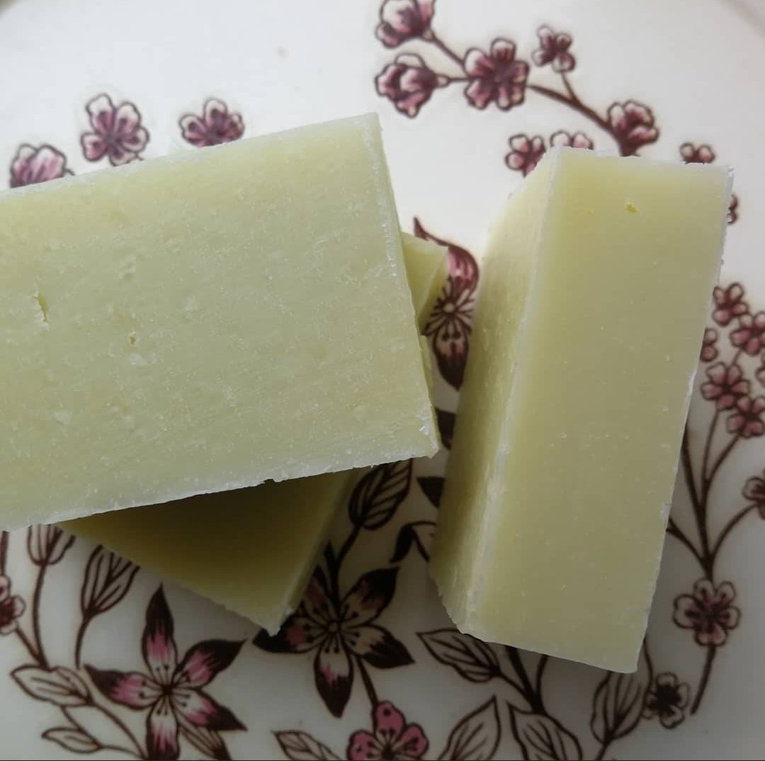 Eucalyptus handmade natural solid soap. Natural shampoo bar. Cold processed, organic, vegan, palm oil and plastic free. Zero Waste. Artisan