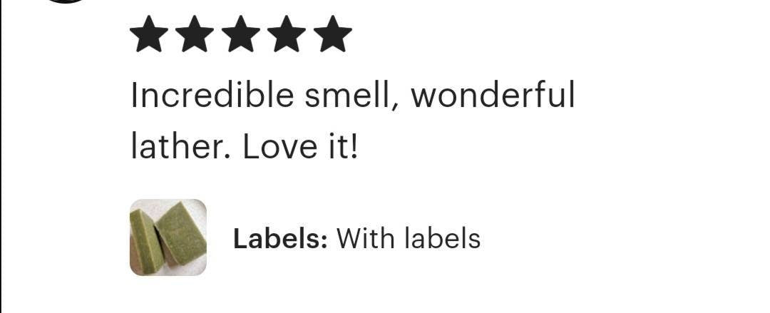 Tea Tree & Nettle Leaf handmade essential oil soap. Natural shampoo. Organic, cold process solid soap bar. Plastic and palm oil free, vegan