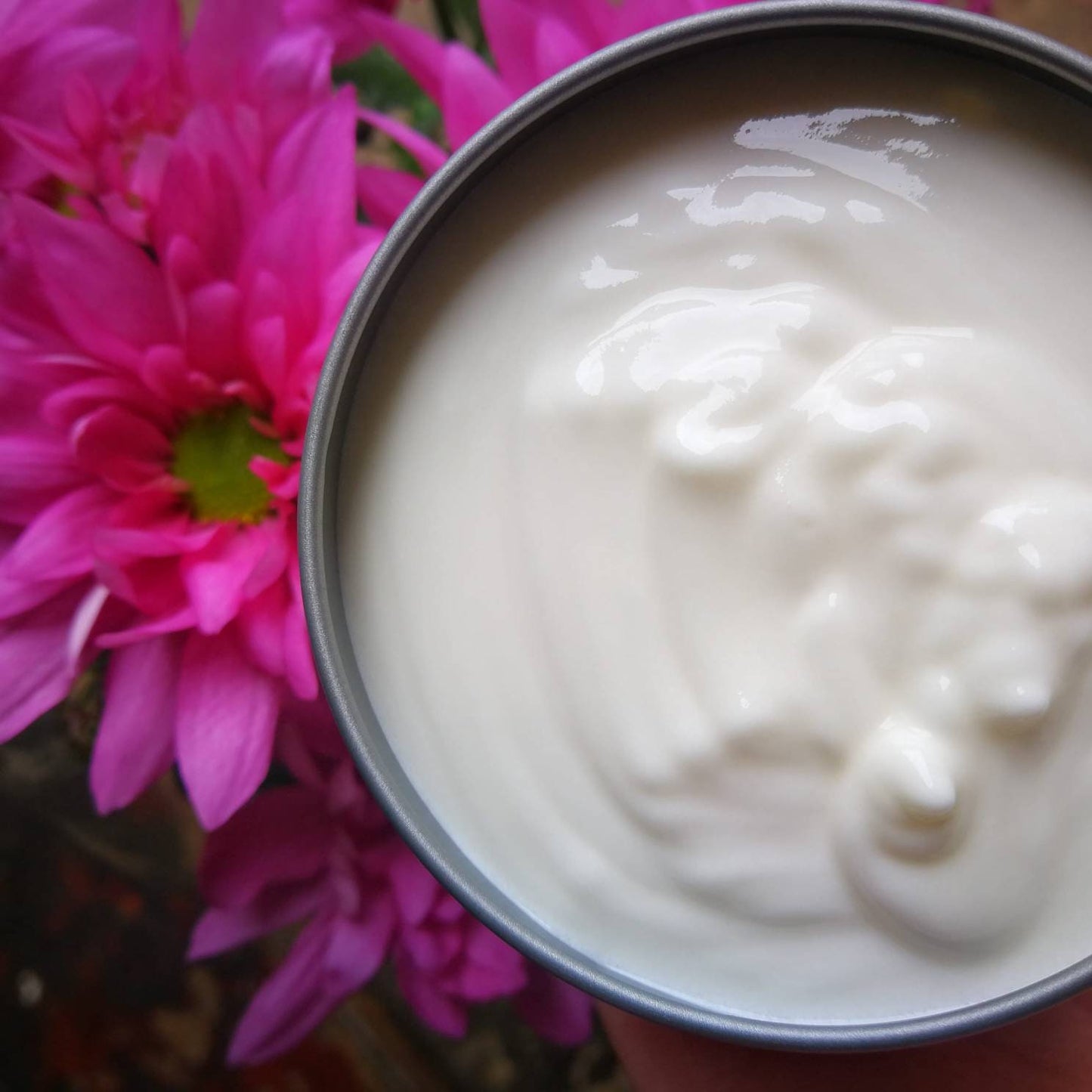 Geranium lip and body butter. Organic essential oil whipped butter. Handmade vegan & plastic free. More scents available in other listings.