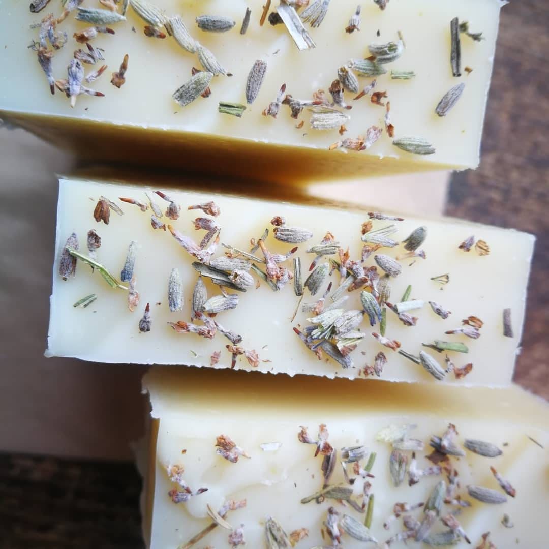 Lavender & Patchouli 120gram+ handmade natural soap. Natural shampoo. Cold processed solid bar. Organic, vegan, palm oil and plastic free