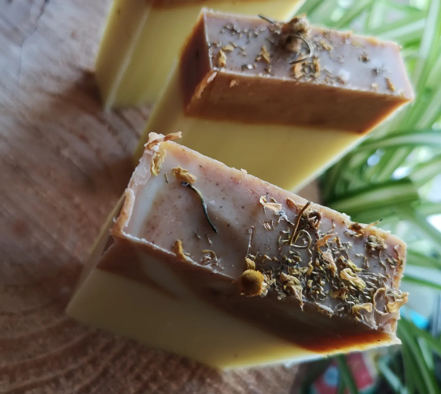 Frankincense, sweet orange + grapefruit cold processed natural soap. Handmade Organic Vegan Palm oil + plastic free Cold process luxury bar