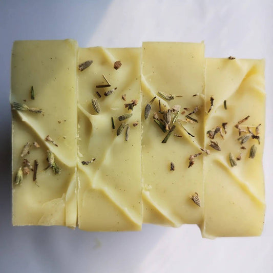 New! Rosemary, Lavender and Sweet Orange Soap Bar. Handmade natural soap. Organic & vegan cold process solid bar. Zero Waste. Artisan Soap